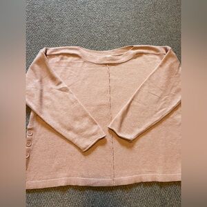 Pale Pink Oversized Sweater